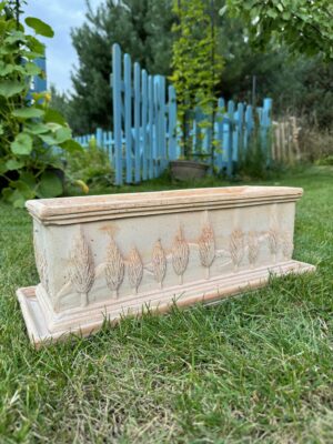 Cassetta Cipressi 42 x 15 x 15 cm – zestaw z podstawkiem