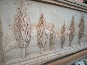 Cassetta Cipressi 42 x 15 x 15 cm – zestaw z podstawkiem