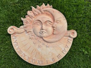 Meridiana Sole/Luna – Zegar słoneczny z terakoty  40 cm