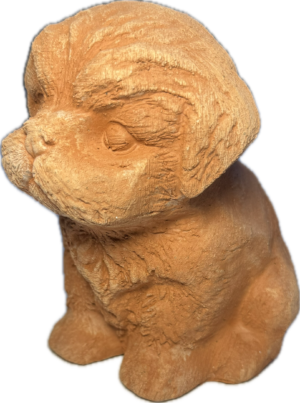 Cucciolo Barboncino 15 cm – figurka szczeniaka pudla