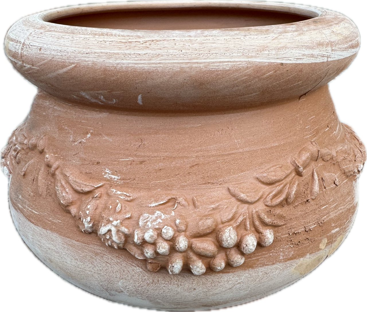 Donica z terakoty Ciotola Arezzo 30 × 22 cm – ręcznie wykonana we Włoszech