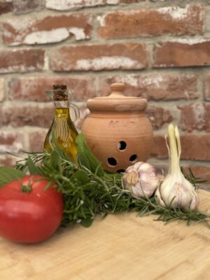 Vasetto Porta Aglio – naczynie do przechowywania czosnku i cebuli