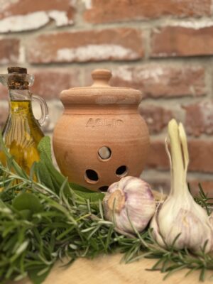 Vasetto Porta Aglio – naczynie do przechowywania czosnku i cebuli