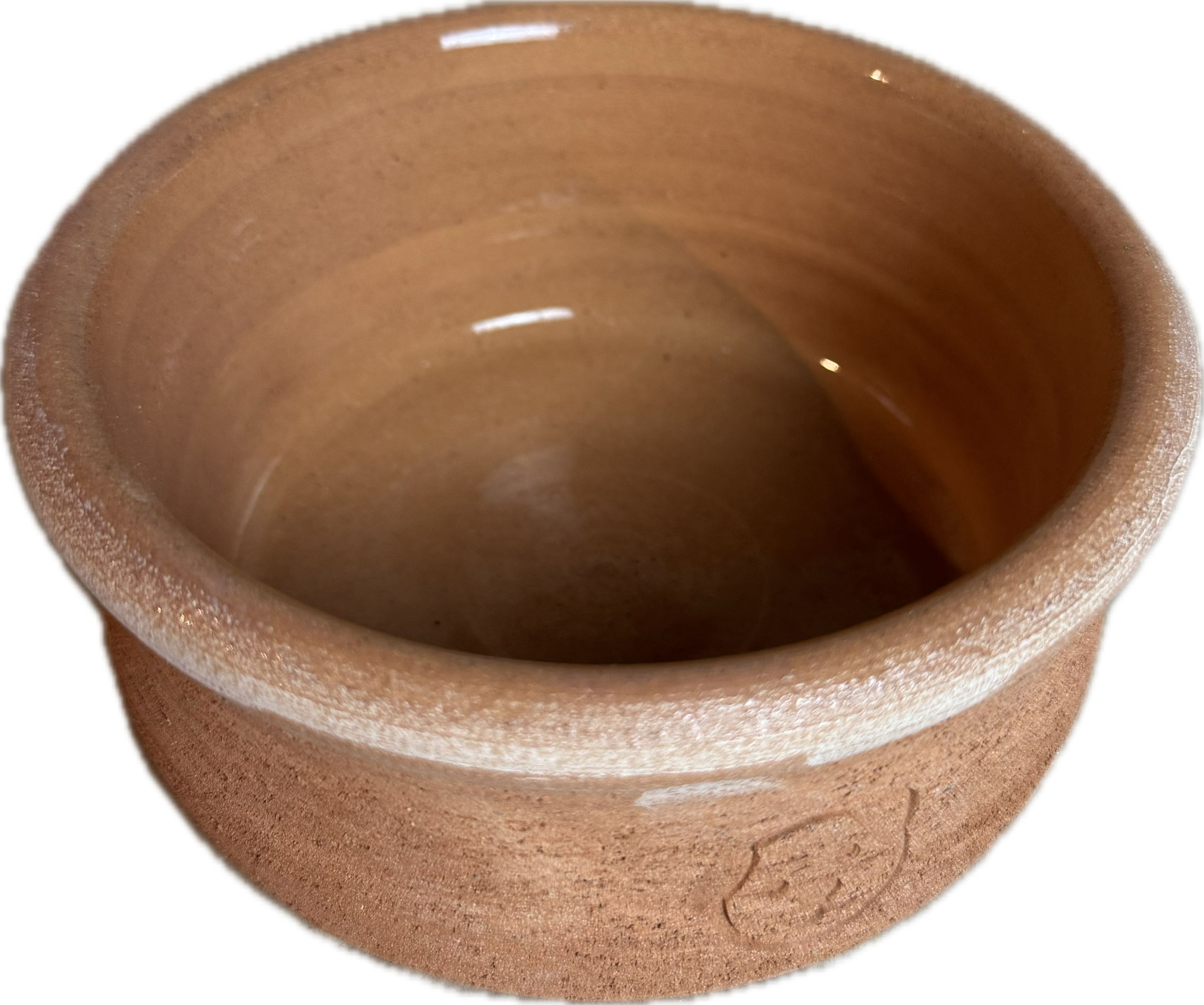 Ciotola Rustica Piccola per Cane - miska ceramiczna dla psa z naturalnej terakoty 14 x 6 cm. - obrazek 3