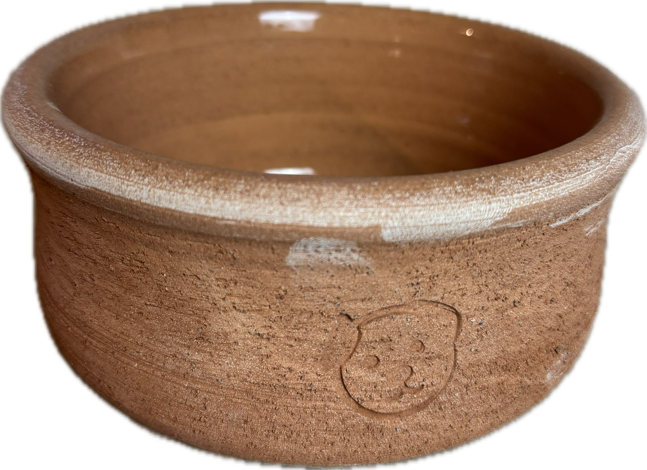 Ciotola Rustica Piccola per Cane – miska ceramiczna dla psa z naturalnej terakoty 14 x 6 cm.