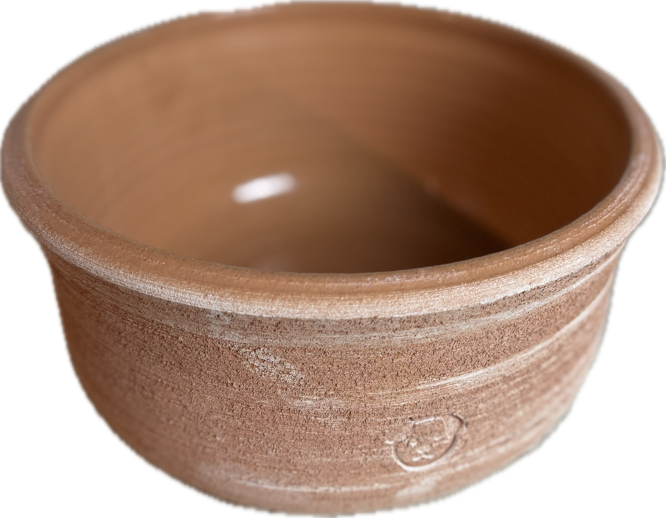 Miska ceramiczna dla psa z naturalnej terakoty Ciotola Rustica Grande per Cane 26 × 12 cm – ręcznie wykonana we Włoszech - obrazek 3
