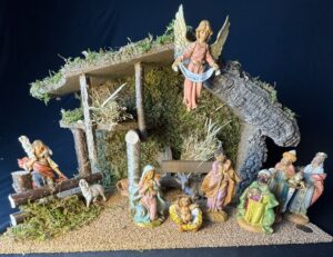 Szopka Bożonarodzeniowa Fontanini nr 517 – 46×22×27h cm