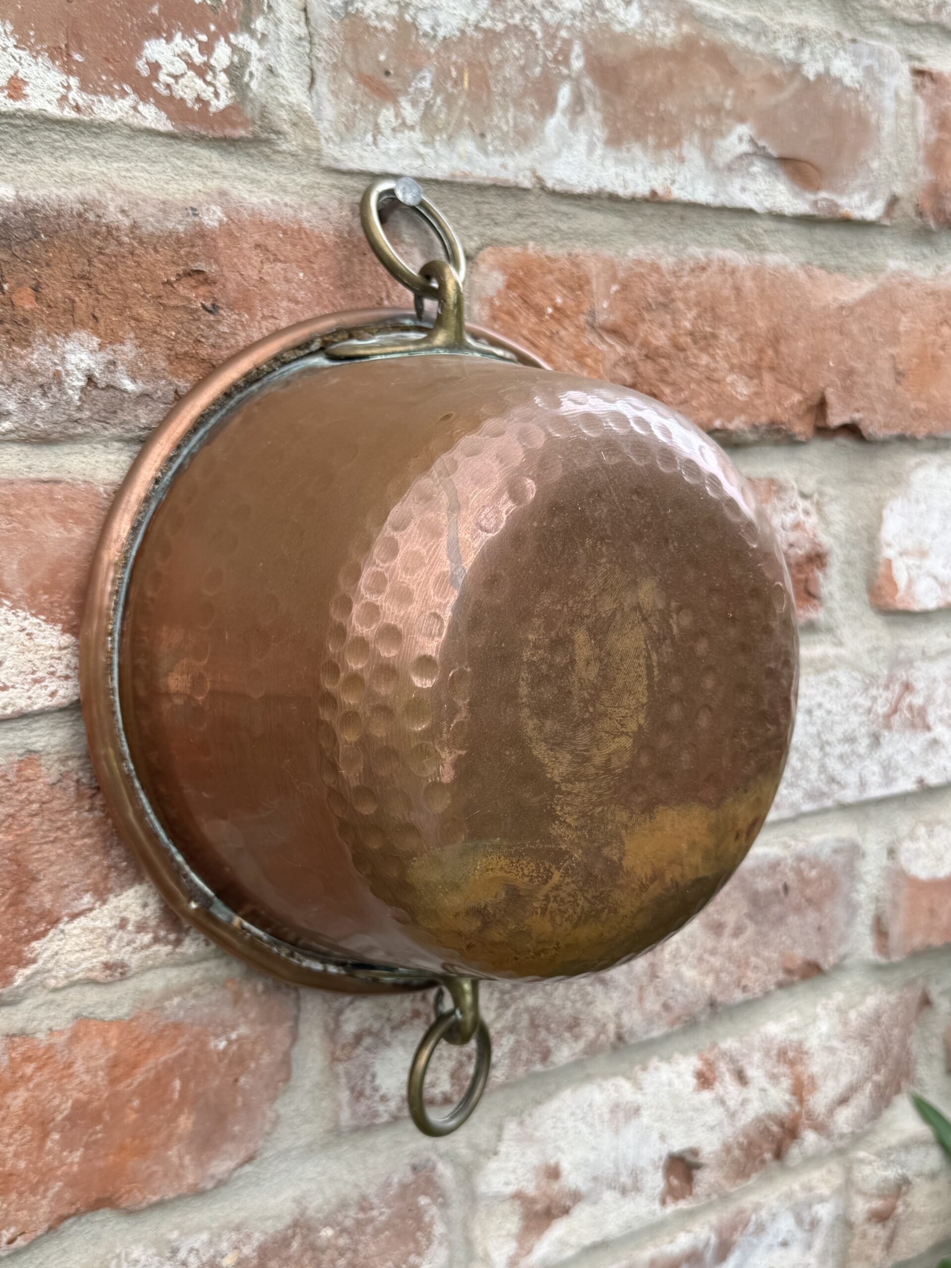 stara miedziana misa włoska vintage Ø20 cm